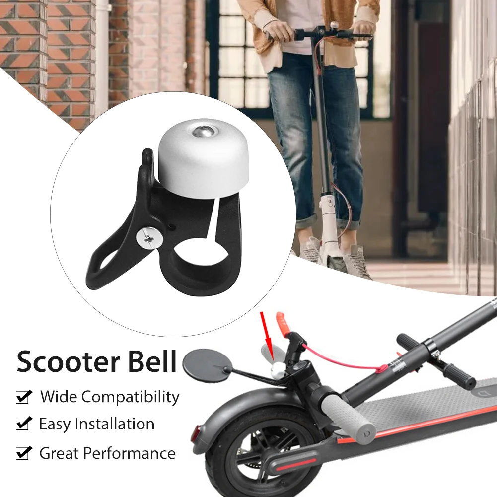 Scooter Bell Horn Aluminum Alloy for Xiaomi M365 Electric loud Siren Kid Accessories Bike MTB | Спорт и развлечения