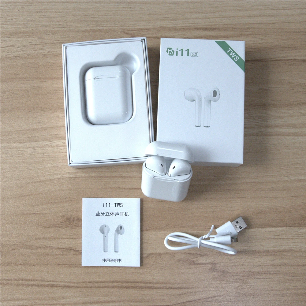 NEW Good i11-tws Earbuds Ture Wireless Bluetooth Double Earphones Twins Earpieces Stereo Music Headset For all smart cell phone
NEW Good i11-tws Earbuds Ture Wireless Bluetooth Double Earphones Twins Earpieces Stereo Music Headset For all smart cell phone