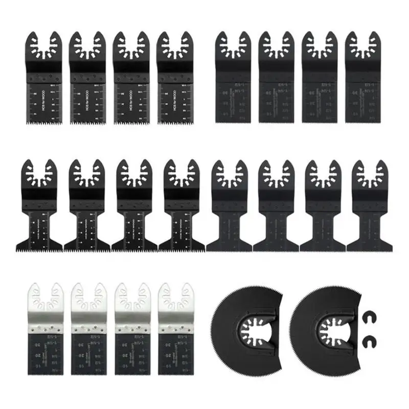 24pcs Durable Reciprocating Saw Blades Metal Steel Woodworking Tipped Wood Cutting Tools for Universal Trimming Machine
24pcs Durable Reciprocating Saw Blades Metal Steel Woodworking Tipped Wood Cutting Tools for Universal Trimming Machine