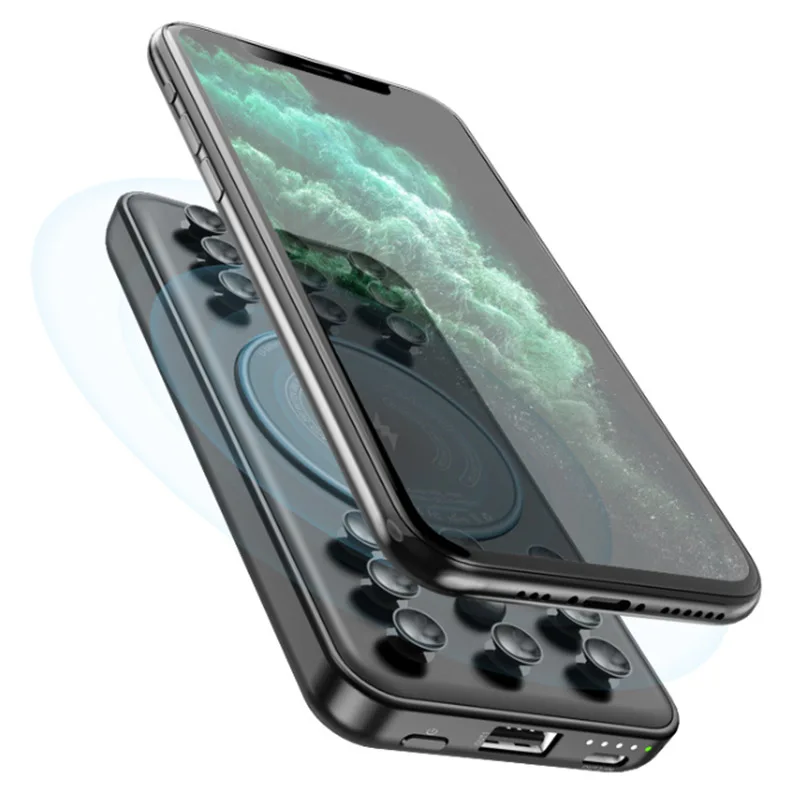 10000 Mah 18w PD Fast Charging Wireless Charging Battery Case Smart Phone Cover Power Bank For Iphone Samsung Huawei Xiao
10000 Mah 18w PD Fast Charging Wireless Charging Battery Case Smart Phone Cover Power Bank For Iphone Samsung Huawei Xiao