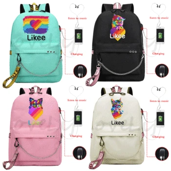 Likee Like Backpack USB Charging Backpack Likee Video Bag Children's Backpack School Backpack Cartoon Backpack Hiking Backpack
Likee Like Backpack USB Charging Backpack Likee Video Bag Children's Backpack School Backpack Cartoon Backpack Hiking Backpack