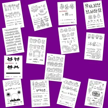Transparent Clear stamp and cutting dies DIY Silicone Seals Scrapbooking /Card Making/Photo Album Decoration
Transparent Clear stamp and cutting dies DIY Silicone Seals Scrapbooking /Card Making/Photo Album Decoration