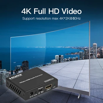 SPDIF L/R Optical Converter HDMI 2.0 Audio Extractor HDMI to Digital Analog Set for Household Computer Accessories
SPDIF L/R Optical Converter HDMI 2.0 Audio Extractor HDMI to Digital Analog Set for Household Computer Accessories