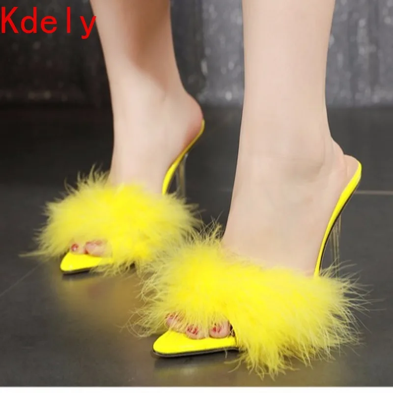 2021 Sexy Summer Fashion Furry Women Pumps Pointed End Slip on Perspex Thin High Heel Slippers Party Dress Ladies Shoes
2021 Sexy Summer Fashion Furry Women Pumps Pointed End Slip on Perspex Thin High Heel Slippers Party Dress Ladies Shoes