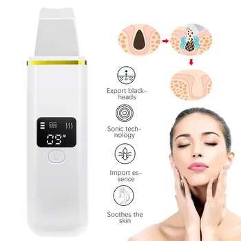 EMS Facial Skin Scrubber Ultrasonic Waterproof Skin Spatula Blackhead Remover Extractor Facial Skin Scrubber Pore Cleanser 
EMS Facial Skin Scrubber Ultrasonic Waterproof Skin Spatula Blackhead Remover Extractor Facial Skin Scrubber Pore Cleanser