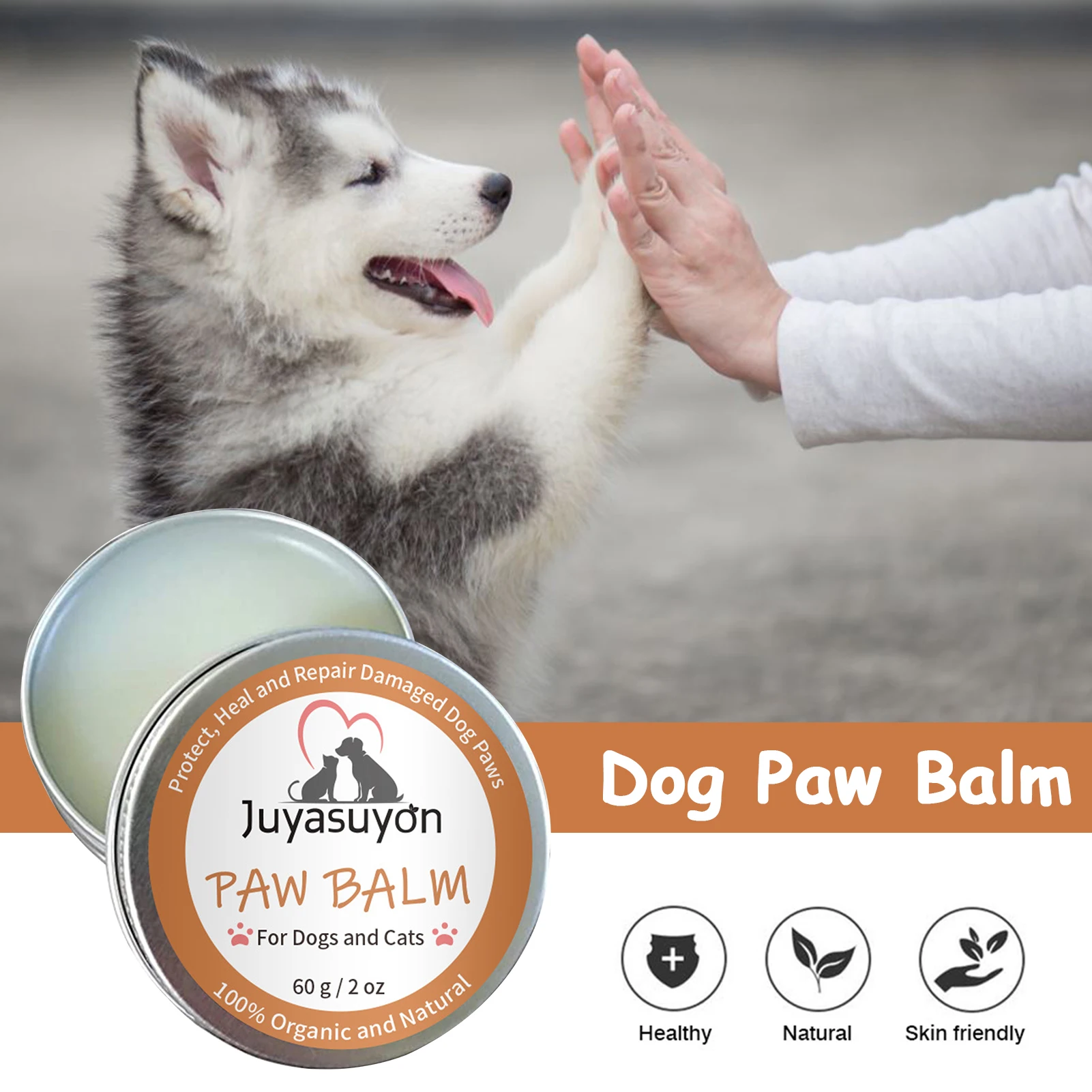 Paws Cream Balm Pet Paws Cracked Prevent Dry Nose Wax Pet Frostbite Cream Moisture Care Cream 60G For Cat Dog
Paws Cream Balm Pet Paws Cracked Prevent Dry Nose Wax Pet Frostbite Cream Moisture Care Cream 60G For Cat Dog