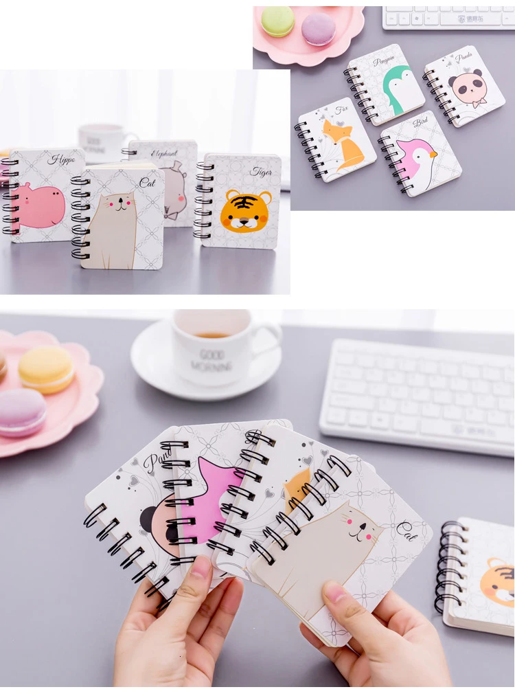 Generic 1PC Kawaii Mini Diary Coil Book Cute Sketchbook Notebooks