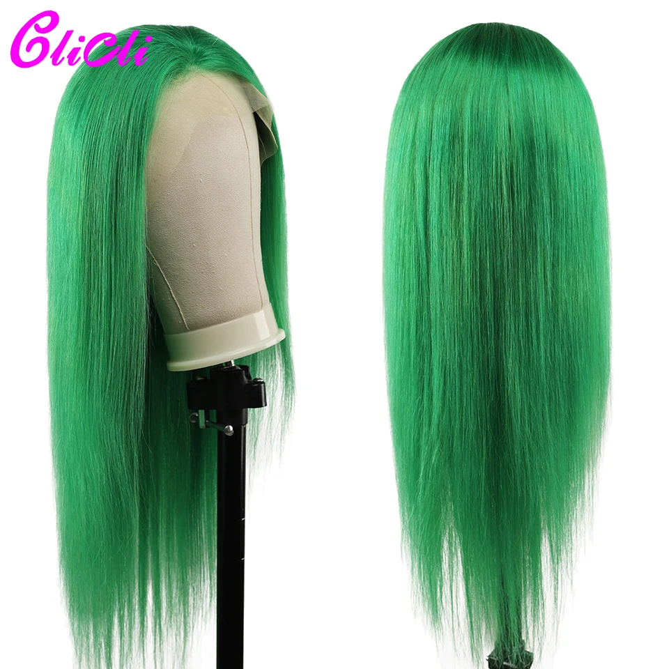 Pre colored green human hair wigs brazilian straight 13x4 lace frontal wigs glueless diy lace wig for women pre plucked remy
Pre colored green human hair wigs brazilian straight 13x4 lace frontal wigs glueless diy lace wig for women pre plucked remy