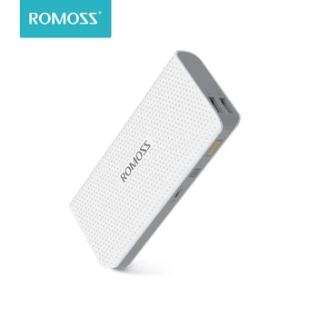 

10400mAh ROMOSS Sense 4 LED Power Bank 2.1A Charging External Battery Packs Dual USB Output Portable Charger For Phones Table