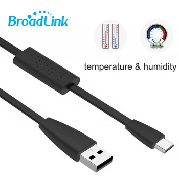 Newest Broadlink HTS2 USB Port Tempetature Humidity Sensor Detector Work With Broadlink RM4 mini RM4 Pro Smart Remote