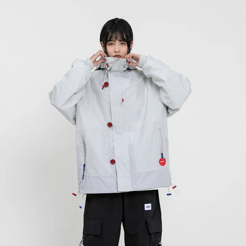 Tang Mu Cool Spring Clothing New Style Japanese Style Trend Plaid Hooded Jacket Men's Mixed Colors Loose-Fit Popular Brand Casua
Tang Mu Cool Spring Clothing New Style Japanese Style Trend Plaid Hooded Jacket Men's Mixed Colors Loose-Fit Popular Brand Casua