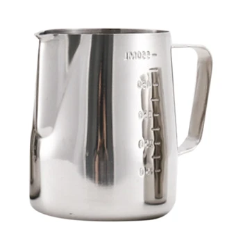 304 Stainless Steel Pull Cups Inner and Outer Scale Fancy Coffee Pointed Mouth Pull Pull Cylinder Milk Foam Cup 600Ml
304 Stainless Steel Pull Cups Inner and Outer Scale Fancy Coffee Pointed Mouth Pull Pull Cylinder Milk Foam Cup 600Ml