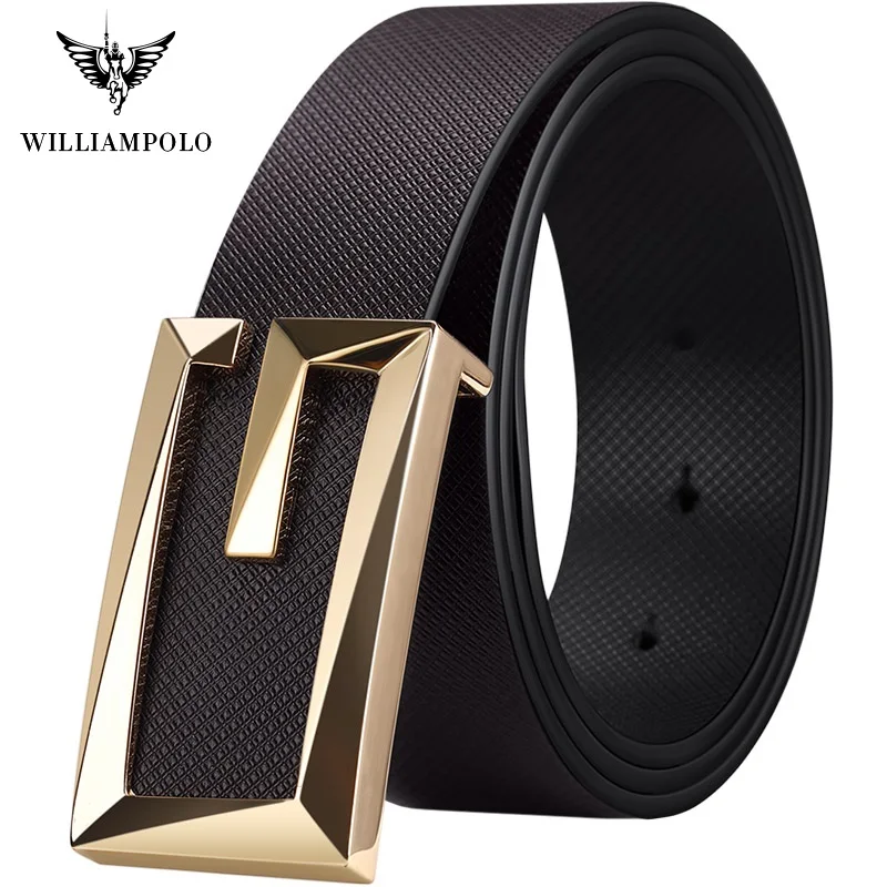 WilliamPolo full-grain leather Brand Belt Men Top Quality Genuine Luxury Leather Belts for Men Strap Male Metal Buckle 
WilliamPolo full-grain leather Brand Belt Men Top Quality Genuine Luxury Leather Belts for Men Strap Male Metal Buckle