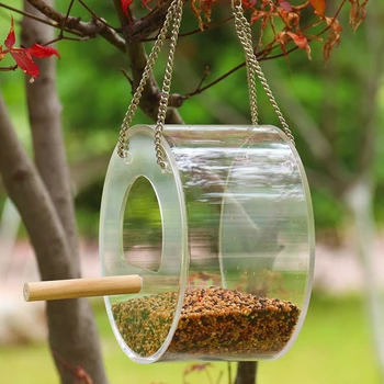 Feeding Device Birds Transparent Feeder Round Type Bird Food Container Dispenser Enduring Mutifunction Type Feeder
Feeding Device Birds Transparent Feeder Round Type Bird Food Container Dispenser Enduring Mutifunction Type Feeder