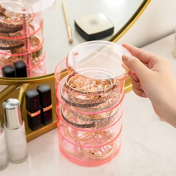 4 Tiers Clear 360 Degree Rotating Displayer Jewellery Case Box Storage Cosmetic Makeup Organiser Rotating Storage Display Holder
4 Tiers Clear 360 Degree Rotating Displayer Jewellery Case Box Storage Cosmetic Makeup Organiser Rotating Storage Display Holder