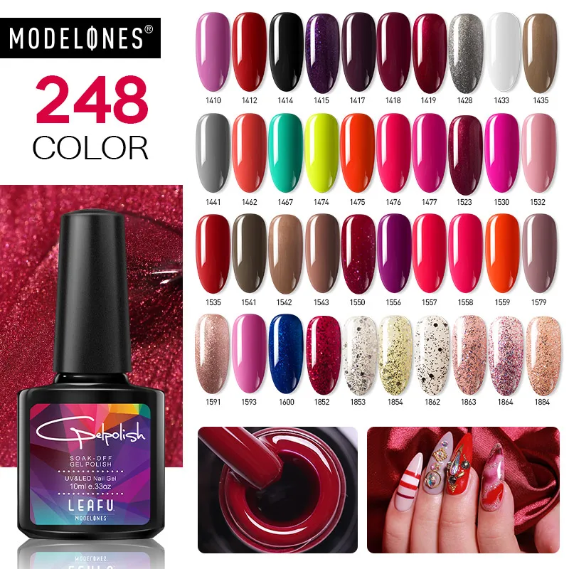 Modelones Gel Nail Polish Semi Permanent UV Gel Varnish Soak Off Nail Varnish Long Lasting Led Nail Gel Lacquer
Modelones Gel Nail Polish Semi Permanent UV Gel Varnish Soak Off Nail Varnish Long Lasting Led Nail Gel Lacquer