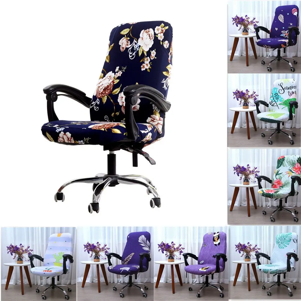 Rotating Office Computer Chair Cover Spandex Printed Covers Stretch Seat Case Removable office Chairs Silpcover housse de chaise
Rotating Office Computer Chair Cover Spandex Printed Covers Stretch Seat Case Removable office Chairs Silpcover housse de chaise