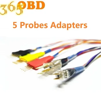 Newest 5 Probe Adapters for in-circuit ECU Cables Works For Iprog 5 Probes Adapters Without Soldering For XPROG Iprog+
Newest 5 Probe Adapters for in-circuit ECU Cables Works For Iprog 5 Probes Adapters Without Soldering For XPROG Iprog+