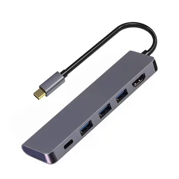 5 in 1 Type C Hub USB C to HDMI 4K 60hz USB 3.0 Adapter for MacBook/MacBook Pro/MacBook Air USB C Hub
5 in 1 Type C Hub USB C to HDMI 4K 60hz USB 3.0 Adapter for MacBook/MacBook Pro/MacBook Air USB C Hub