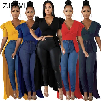 V-Neck Sexy Irregular Plus Size Dress Women Short Sleeve Ruched Solid Summer Dress Front Slit Slim Fitted Maxi Long Causal Dress
V-Neck Sexy Irregular Plus Size Dress Women Short Sleeve Ruched Solid Summer Dress Front Slit Slim Fitted Maxi Long Causal Dress