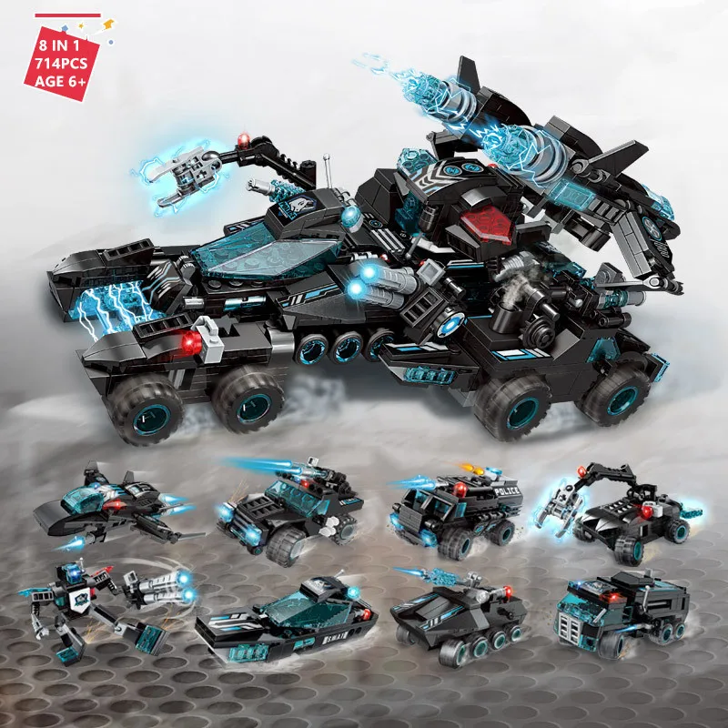 714Pcs Legend Chariot Shadow Pulse Combat Vehicle Car Model Building Blocks Sets Technic Kit Educational Toys for Children
714Pcs Legend Chariot Shadow Pulse Combat Vehicle Car Model Building Blocks Sets Technic Kit Educational Toys for Children