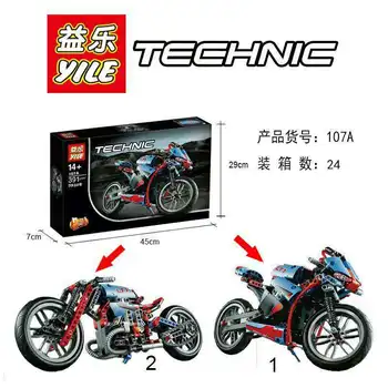 Compatible With Lepining Technic Motorbike Motorcycle Car Building Bricks Blocks Toys For Children Boy Game 
Compatible With Lepining Technic Motorbike Motorcycle Car Building Bricks Blocks Toys For Children Boy Game