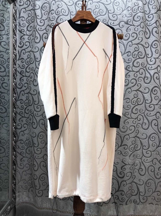 2019 Early Autumn New Female Leader's Crossprint Long Sleeve Dress 918 
2019 Early Autumn New Female Leader's Crossprint Long Sleeve Dress 918