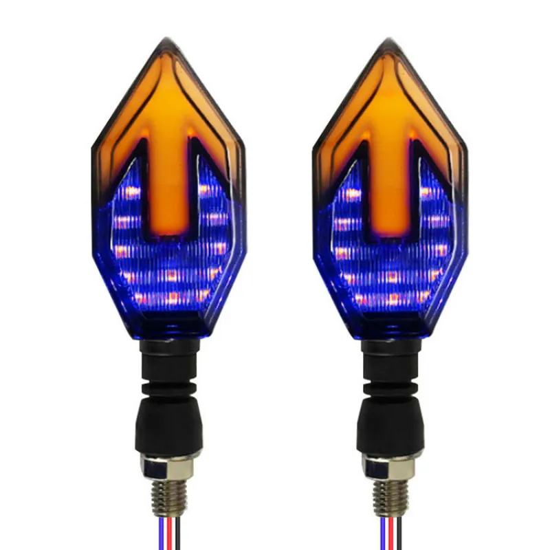 2pcs Motorcycle Arrow Two-color Turn Signal Lamp Daytime LED Moto Signals Light Indicators Universal 12V Blinker Amber Flashers
2pcs Motorcycle Arrow Two-color Turn Signal Lamp Daytime LED Moto Signals Light Indicators Universal 12V Blinker Amber Flashers