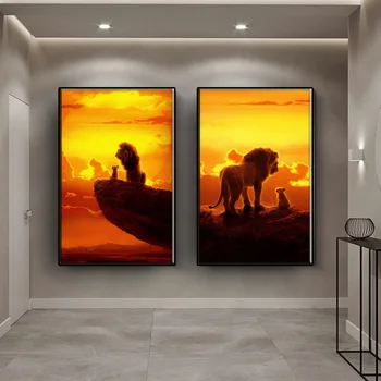 Oil painting on the lion king canvas movie poster and print wall canvas painting animal picture living room wall decoration
Oil painting on the lion king canvas movie poster and print wall canvas painting animal picture living room wall decoration