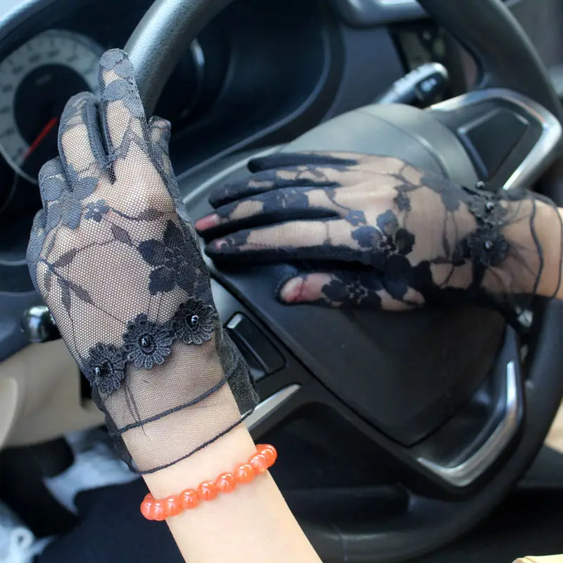 Sexy Spring Summer Female UV Sunscreen Short Sun Touch Screen Gloves Fashion Women Thin Ice Silk Lace Driving Black Lace Gloves
Sexy Spring Summer Female UV Sunscreen Short Sun Touch Screen Gloves Fashion Women Thin Ice Silk Lace Driving Black Lace Gloves