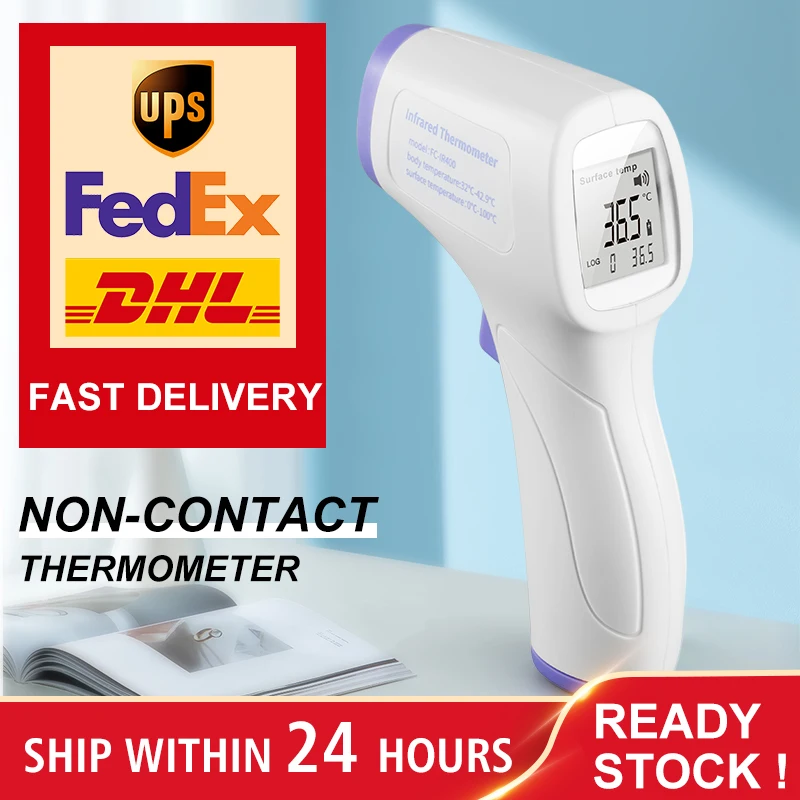 Non-Contact Body Infrared Forehead Thermometer For Adults And Children With Lcd Display Digital Laser Temperature Tool CD FDA
Non-Contact Body Infrared Forehead Thermometer For Adults And Children With Lcd Display Digital Laser Temperature Tool CD FDA