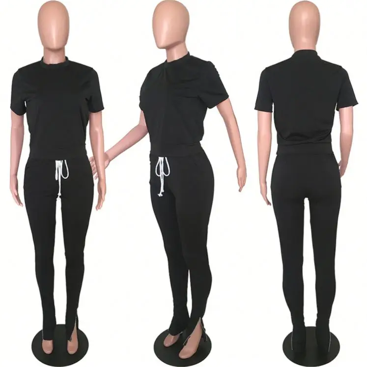 new style short sleeve drawstring trouser solid Fashion 2020 Woman Two Piece Pants Suit Set womens 2 piece outfit
new style short sleeve drawstring trouser solid Fashion 2020 Woman Two Piece Pants Suit Set womens 2 piece outfit