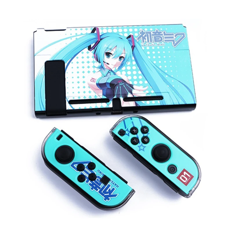 Hatsune Mikus Nintend Switch Hard Protector Case Shell For Nintendo NS Console Joy-Con Direct Docking Game Accessories | Электроника