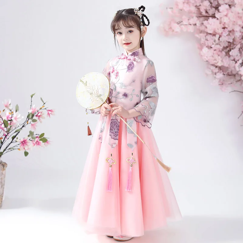 Prom Dresses Girls Lace Cheongsam Chinese Flower Girl Dress Pageant Kids Dress Princess's Qipao for Party and Wedding
Prom Dresses Girls Lace Cheongsam Chinese Flower Girl Dress Pageant Kids Dress Princess's Qipao for Party and Wedding