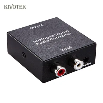 Analog to Digital Audio Adapter Converter RCA(L/R),3.5mm 2 Coaxial+Toslink Connector For TV STB, DVD Free Shipping
Analog to Digital Audio Adapter Converter RCA(L/R),3.5mm 2 Coaxial+Toslink Connector For TV STB, DVD Free Shipping