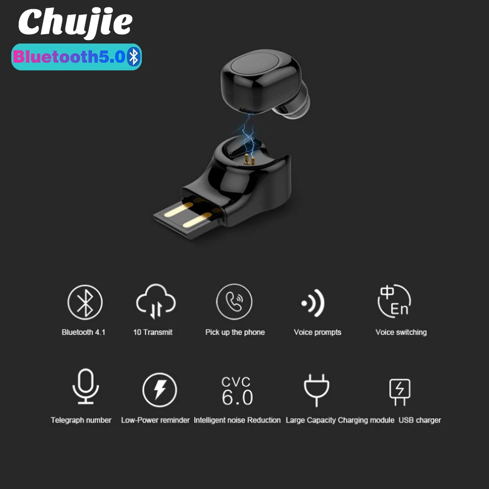 X11 TWS Mini Bluetooth Earphones Wireless Music Headphones with Mic Ear Hook Headsets Sports Earbuds for Xiaomi Huawei Iphone
X11 TWS Mini Bluetooth Earphones Wireless Music Headphones with Mic Ear Hook Headsets Sports Earbuds for Xiaomi Huawei Iphone