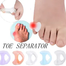 

Relieve Toe Pain Foot Care Valgus Correctors Bunion Hallux Daily Orthopedic Silicone Little Toe Thumb Separators Toe Separator