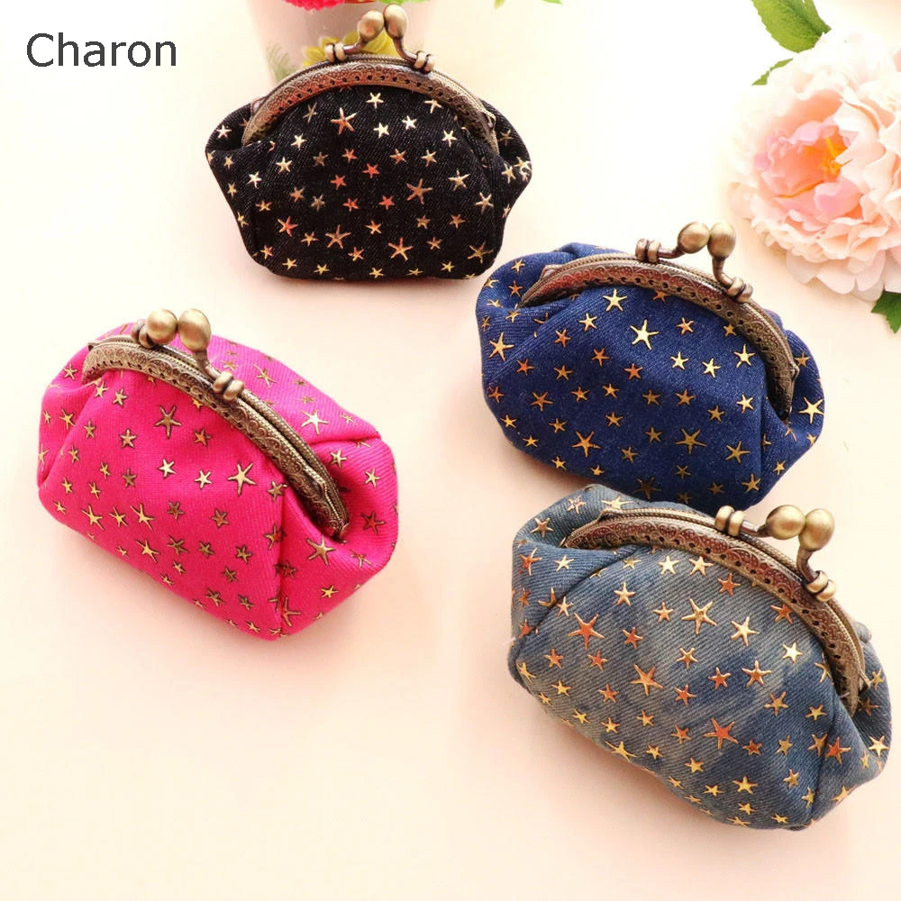 Kawaii Creative Coin Purse Denim Fabric Pentagram Hasp Wallet Japanese Style Vintage Purses For Women Fashion Mini Card Holder
Kawaii Creative Coin Purse Denim Fabric Pentagram Hasp Wallet Japanese Style Vintage Purses For Women Fashion Mini Card Holder