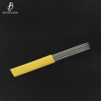 Biomaser Mix Professional Microblading Shading Blade Tattoo Needles Microblading Needle Fog Eyebrow Needles 12CF/7M1/4R/9M1/15M1
Biomaser Mix Professional Microblading Shading Blade Tattoo Needles Microblading Needle Fog Eyebrow Needles 12CF/7M1/4R/9M1/15M1