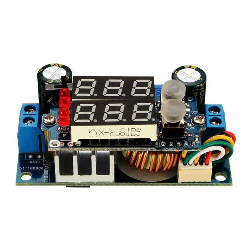 5A MPPT Solar Panel Controller DC-DC Step-down CC/CV Charging Module Display LED Blue
5A MPPT Solar Panel Controller DC-DC Step-down CC/CV Charging Module Display LED Blue