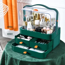 Cosmetics Storage Box Drawer Type Dustproof Storage Rack Desktop Finishing Box Dustproof Storage Lipstick Storage Organizers
Cosmetics Storage Box Drawer Type Dustproof Storage Rack Desktop Finishing Box Dustproof Storage Lipstick Storage Organizers