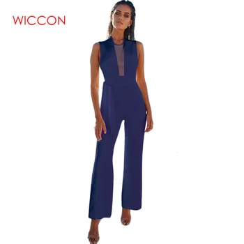 New Wild Casual Sleeveless Mesh Rompers Women Summer Stretch High Waist Straight Solid Lace Jumpsuits 
New Wild Casual Sleeveless Mesh Rompers Women Summer Stretch High Waist Straight Solid Lace Jumpsuits
