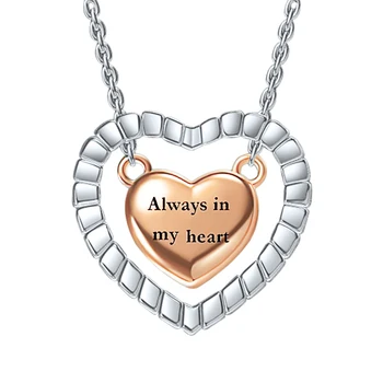 StrollGirl 925 sterling silver heart circle pendant chain rose gold color Zircon Love Necklace for women Valentine Jewelry gift
StrollGirl 925 sterling silver heart circle pendant chain rose gold color Zircon Love Necklace for women Valentine Jewelry gift