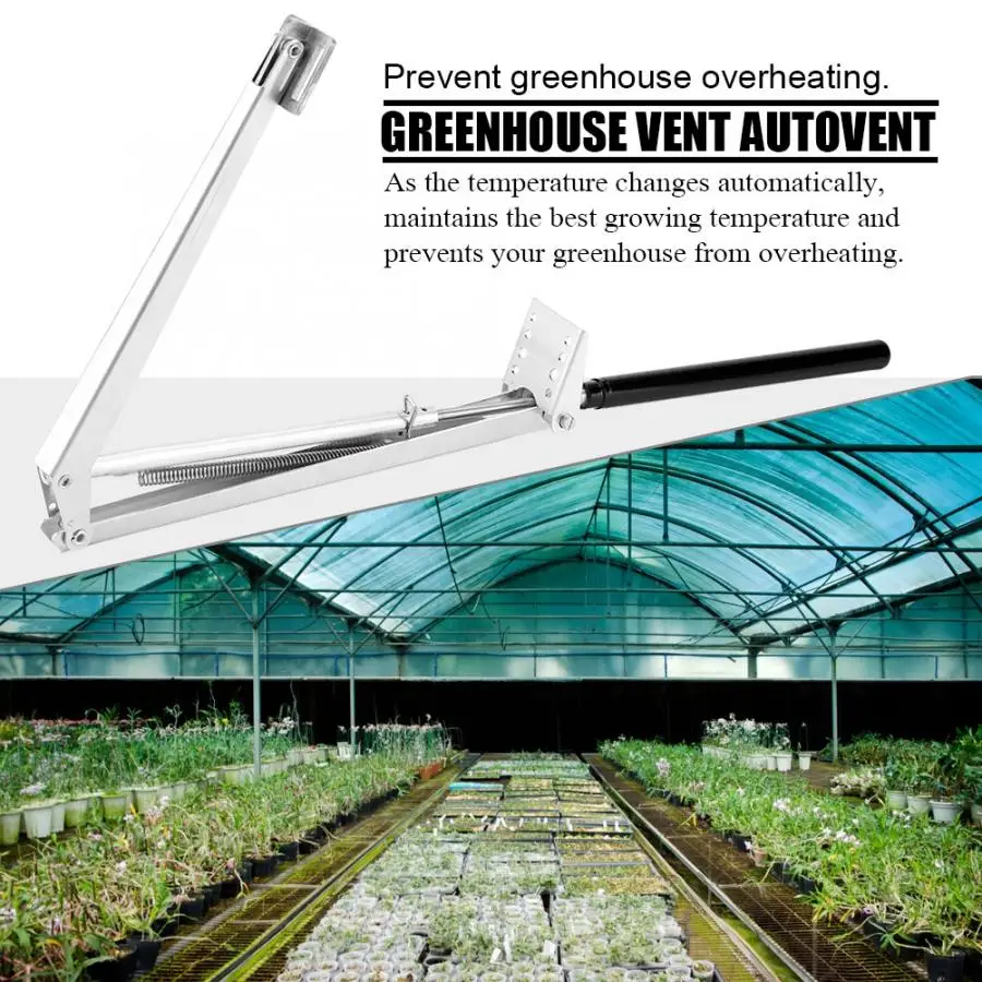 Automatic Window Opener Solar Heat Sensitive Thermo Greenhouse Vent Window Open Agricultural Auto Roof Opening Garden Tool