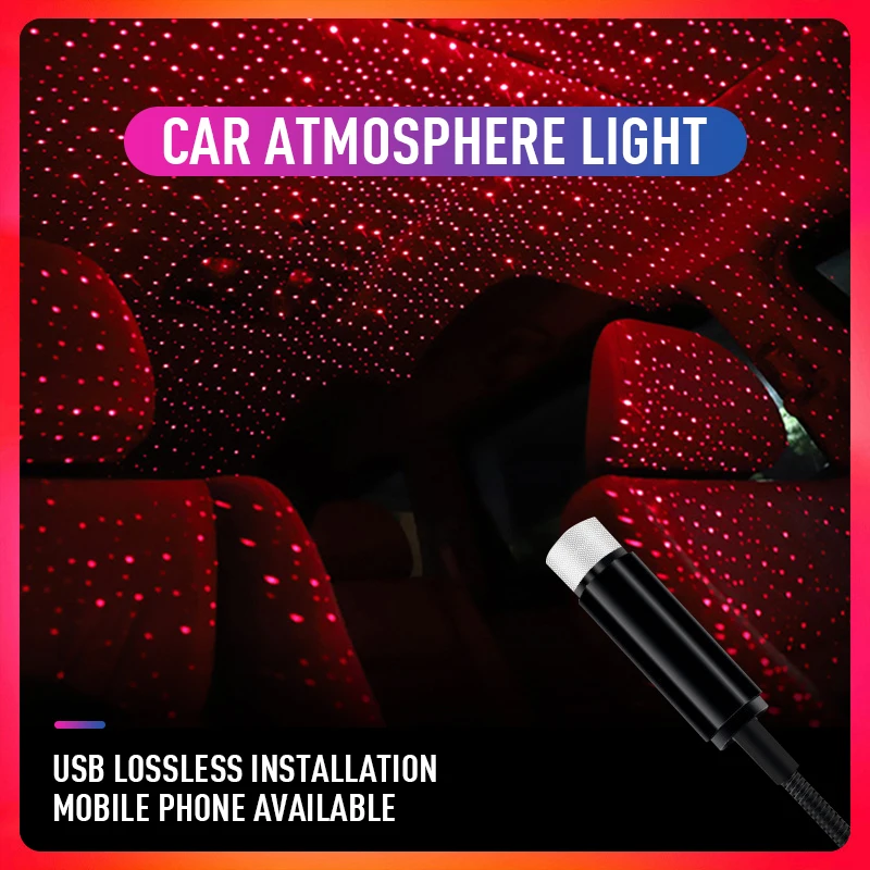 Free Installation Car Ambient Light Car Starry USB Modified Roof Interior Decoration Star Sky Ceiling Projector
Free Installation Car Ambient Light Car Starry USB Modified Roof Interior Decoration Star Sky Ceiling Projector