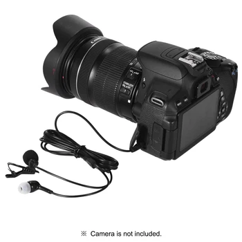 2-In-1 Lavalier Lapel Omnidirectional Clip-on Microphone Mic for Smartphone Tablet Laptop Camera Devices for Video Recording 
2-In-1 Lavalier Lapel Omnidirectional Clip-on Microphone Mic for Smartphone Tablet Laptop Camera Devices for Video Recording