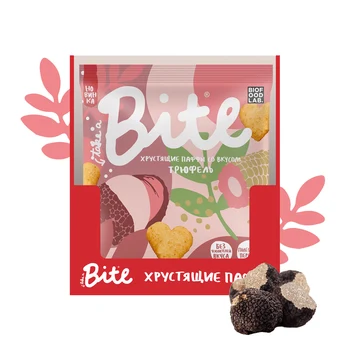 Паффы-chips bite tasteful "трюфель" 12 PCs/30g 
Паффы-chips bite tasteful "трюфель" 12 PCs/30g