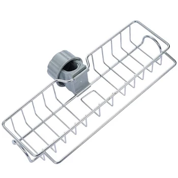 Sink Sponge Holder Kitchen Stainless Steel Sink Caddy Sponge Holder Home Faucet Storage Rack for Kitchen Bathroom 
Sink Sponge Holder Kitchen Stainless Steel Sink Caddy Sponge Holder Home Faucet Storage Rack for Kitchen Bathroom