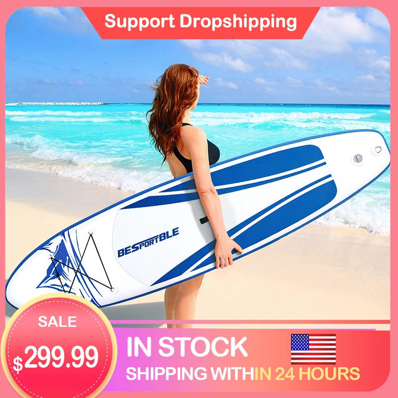 Paddle Board Premium Inflatable Paddle Board 120x30x6" Stand up Paddle Board Bonus Manual Pump Ankle Leash Waterproof Backpack
Paddle Board Premium Inflatable Paddle Board 120x30x6" Stand up Paddle Board Bonus Manual Pump Ankle Leash Waterproof Backpack