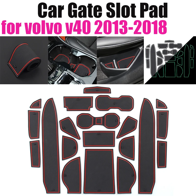 11Pcs/set Car gate slot Pad Auto Interior Door Pad/Cup Mat Car Anti Slip Mat Non-slip Mats For VOLVO V40 2013-2018 car styling
11Pcs/set Car gate slot Pad Auto Interior Door Pad/Cup Mat Car Anti Slip Mat Non-slip Mats For VOLVO V40 2013-2018 car styling